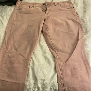 Pink skinny jean